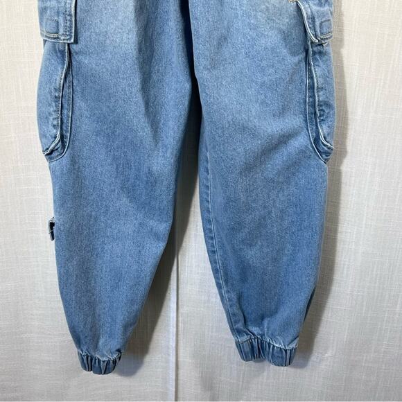 Forever 21 Cargo Jogger Denim Jean Size XS - Picture 8 of 10